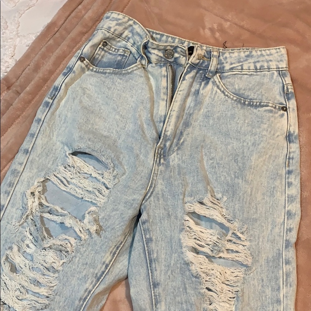 Pretty little thing high rise mom jeans